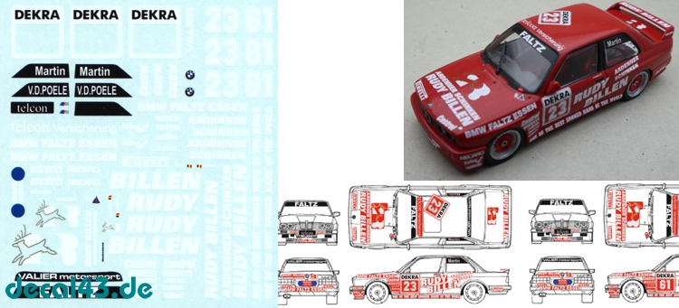 BMW M3 E30 Rudy Billen